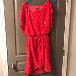 Pink, embellished dress